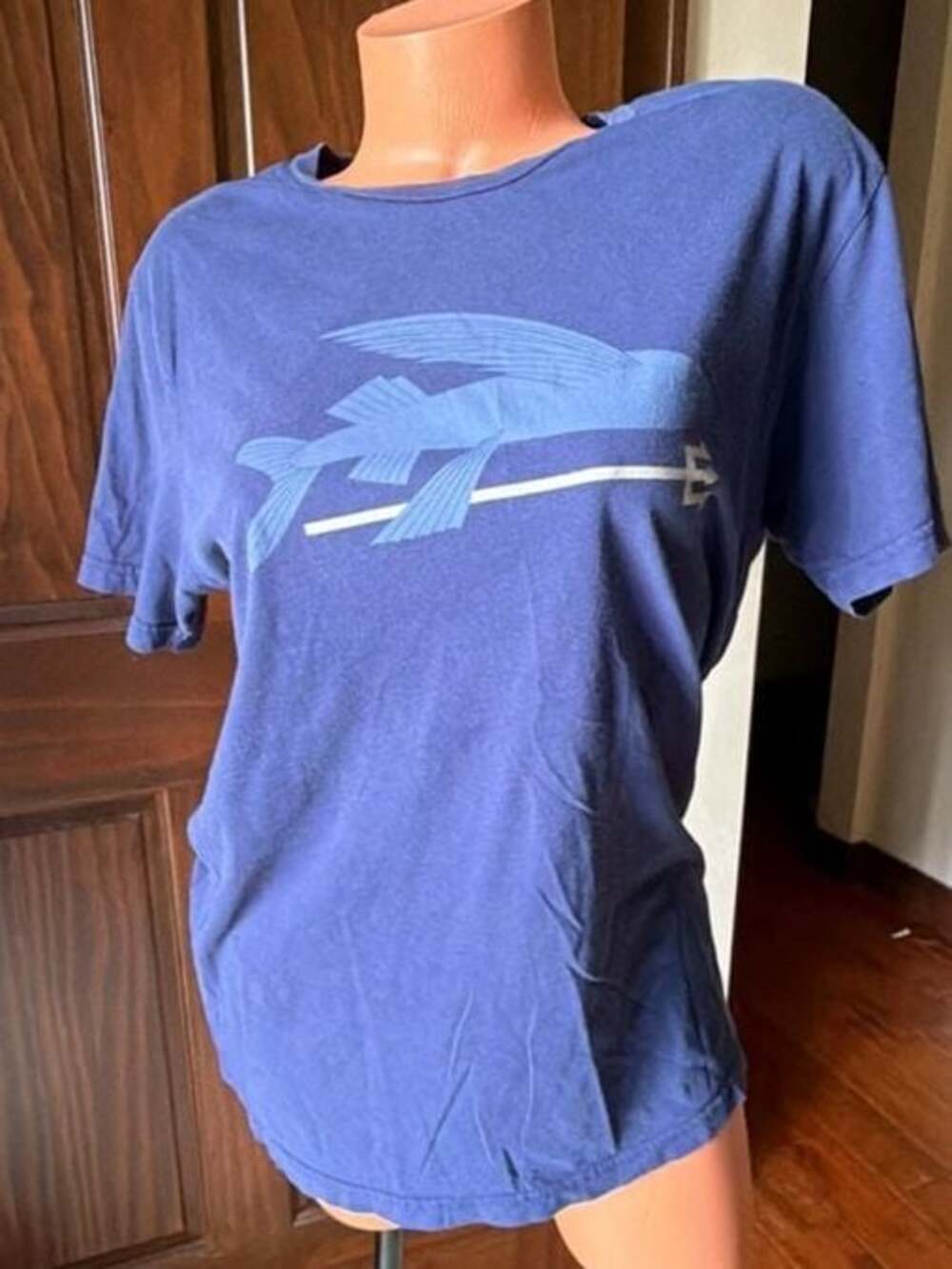 Patagonia Flying Fish Graphic Organic Cotton Slim Fit T-Shirt